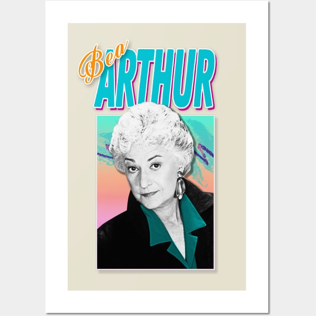 Bea Arthur Graphic Design 90s Style Hipster Statement Wall Art by DankFutura